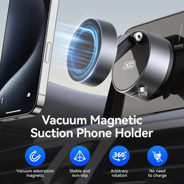 Vacuum Magnetic Suction Phone Holder