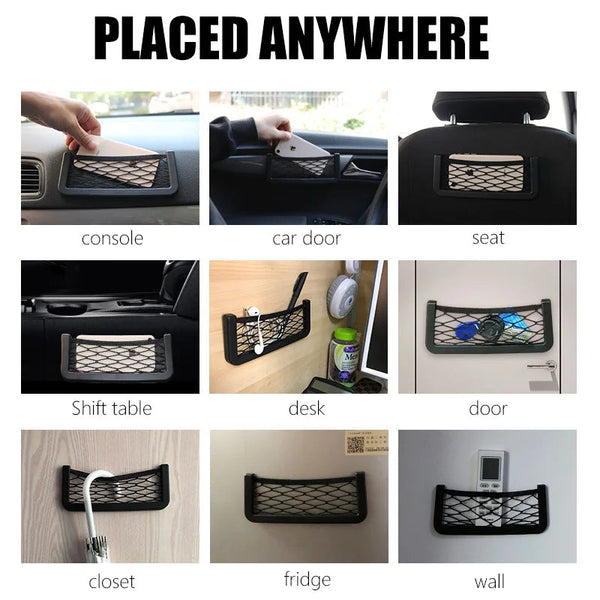 Car Mesh Organizer β Premium Pocket Storage Solution