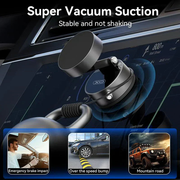 Vacuum Magnetic Suction Phone Holder