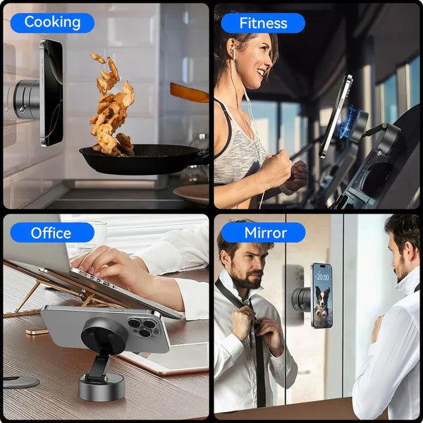 Vacuum Magnetic Suction Phone Holder
