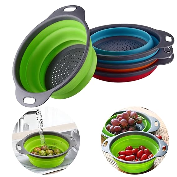 Collapsible Silicone Drain Basket