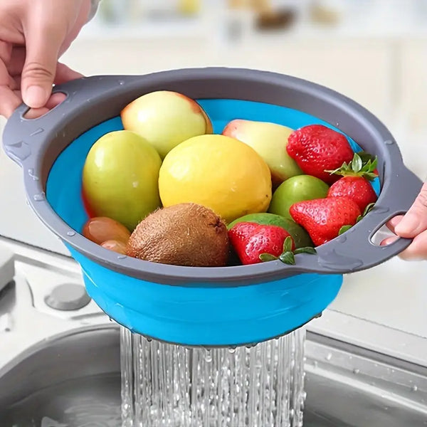 Collapsible Silicone Drain Basket