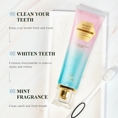 Niacinamide Whitening Toothpaste - For Healthier, Whiter Teeth!✨