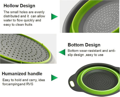 Collapsible Silicone Drain Basket