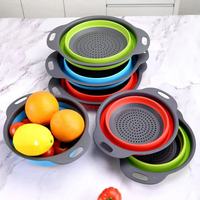 Collapsible Silicone Drain Basket