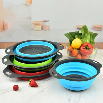 Collapsible Silicone Drain Basket