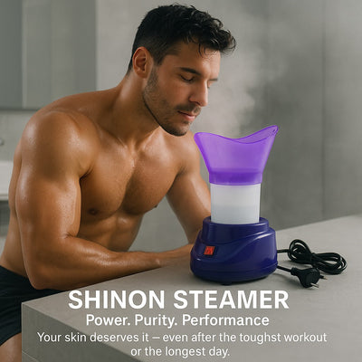 Steam Facial Steamer & Inhaler for Blocked Nose
