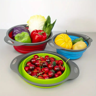 Collapsible Silicone Drain Basket