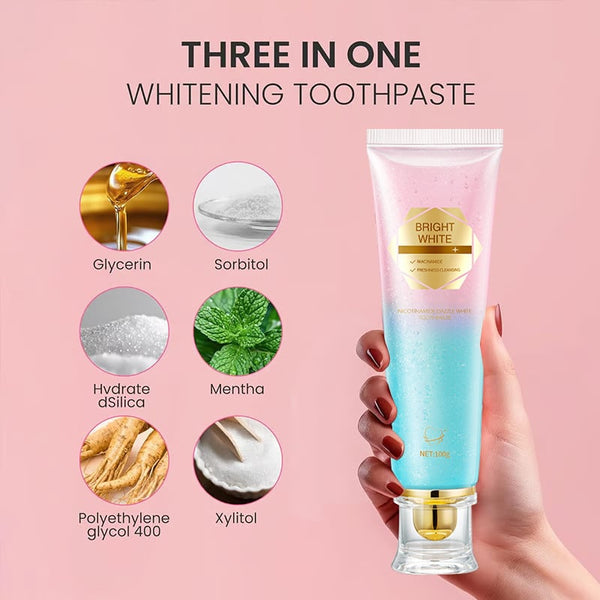 Niacinamide Whitening Toothpaste - For Healthier, Whiter Teeth!✨